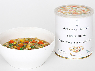 アルパインエア　野菜シチュー&クラッカー　約60食徳用缶セット